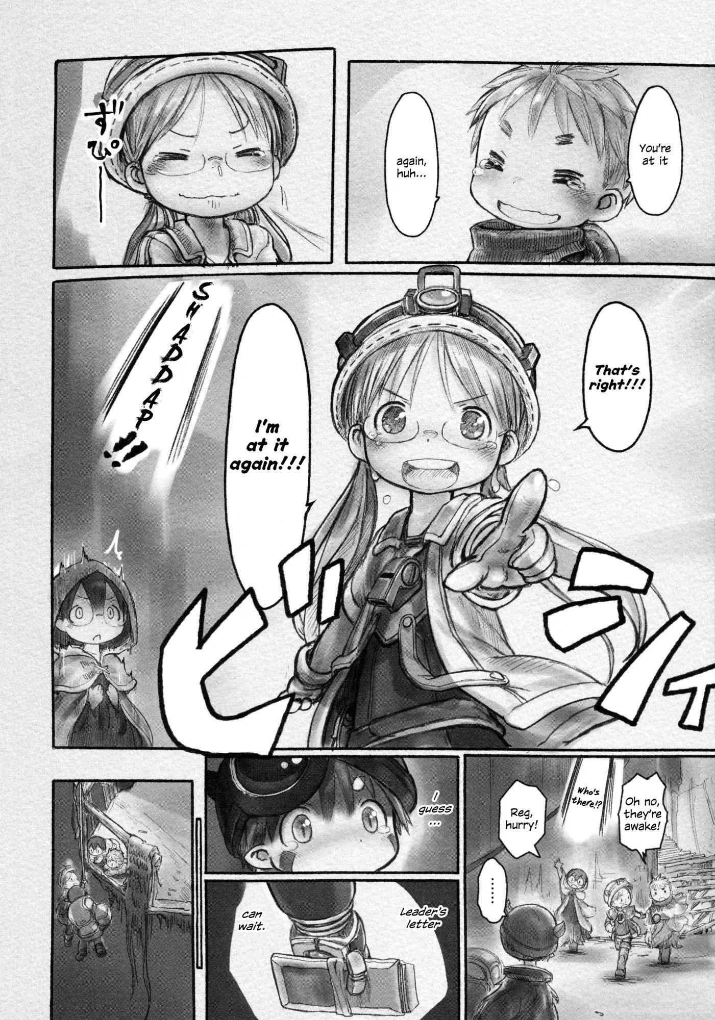 Made in Abyss Manga Chapter 8 page 20 - Here We Go!