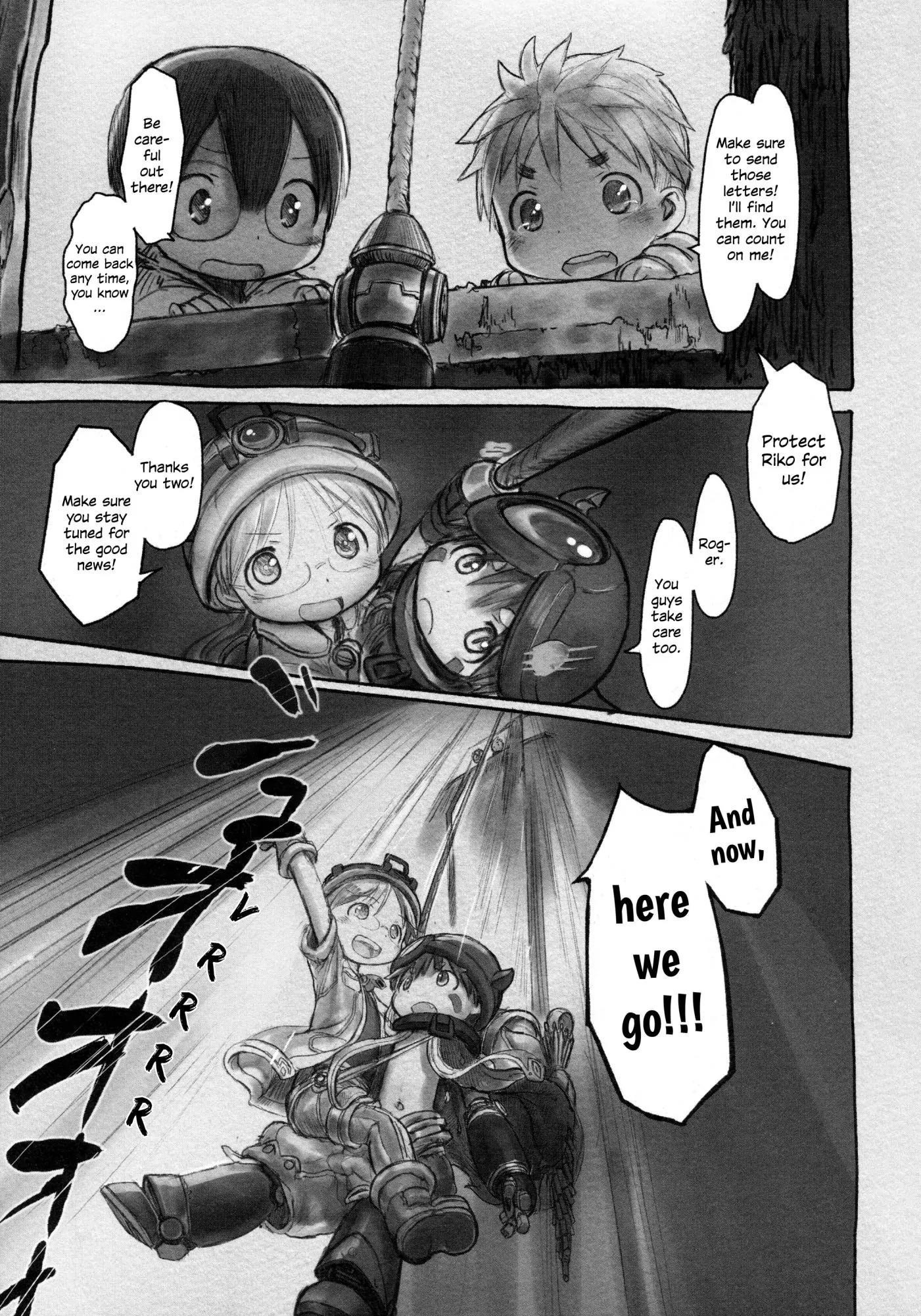Made in Abyss Manga Chapter 8 page 21 - Here We Go!