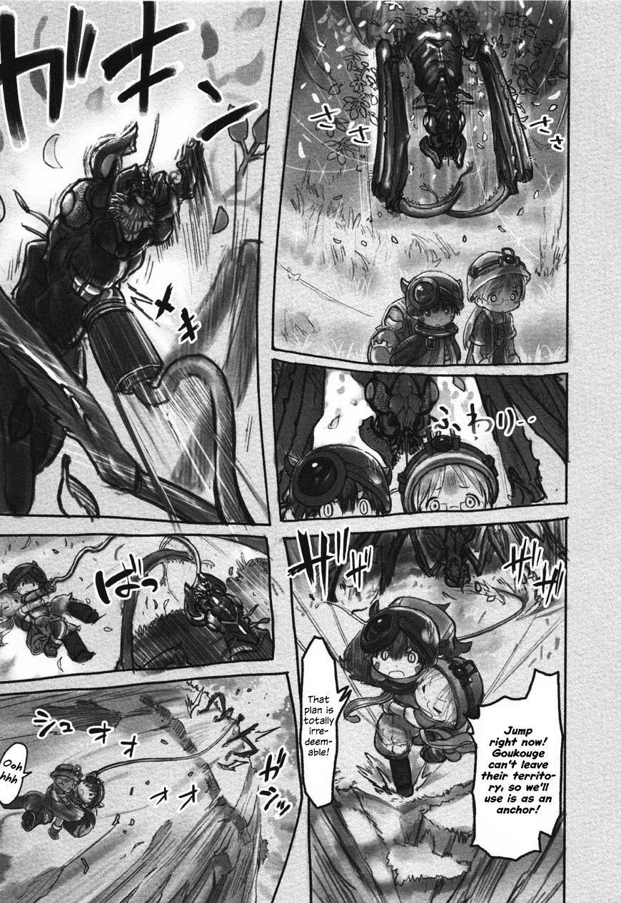 Made in Abyss Manga Chapter 9 page 13 - The Depths' First Layer: The Edge of the Abyss